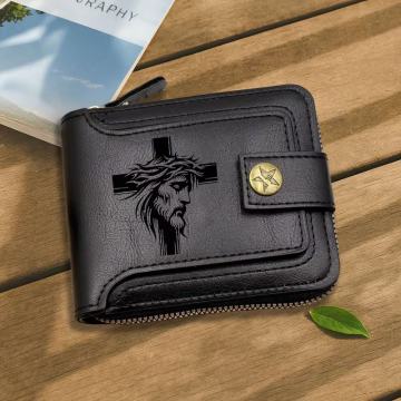 Novčanik Isus Krist velikog kapaciteta za muškarce i žene