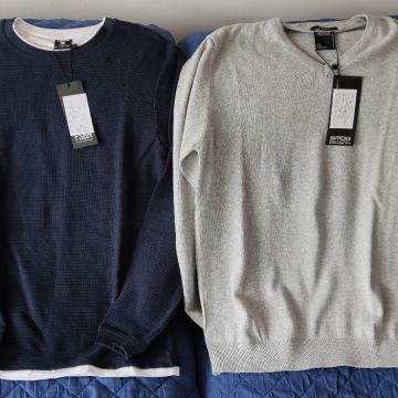 2 Nove tanje muške veste/majice