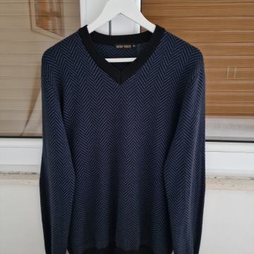 ANTONY MORATO modra vunena vesta (XXXL)