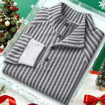 Muška modna kontrastna vesta dugih rukava