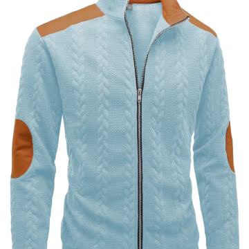 Muška sportska bomber jakna s uvijenom teksturom