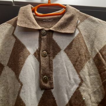 Muška vesta  smeđa 52