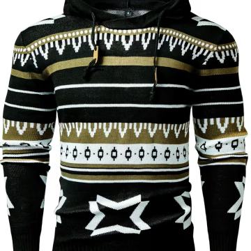 Muški pulover s kapuljačom za jesen i zimu