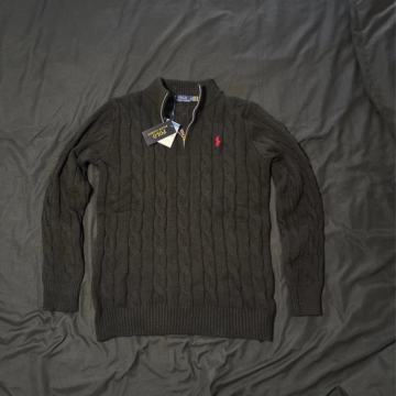 Polo Ralph Lauren Quarter Zip Sweater - Crna - L