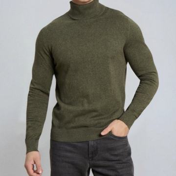 MASLINASTO ZELENI MUŠKI ROLKA PULOVER VEL.S