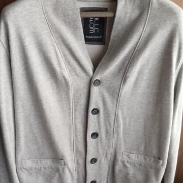 pulover--vesta na kopčanje s džepovim XL ,vidi slike!