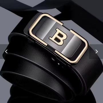 Burberry Remen Kožni Crnozlatni