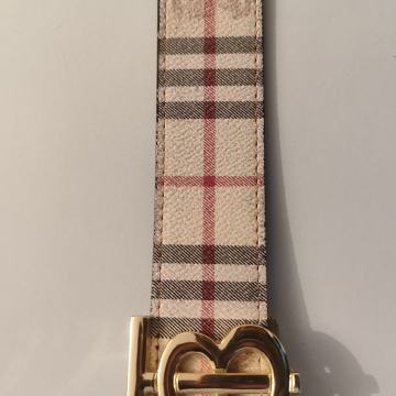 Burberry reversible remen