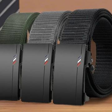 NOVO!!! Moderan platneni remen sa automatskom metalnom kopčom