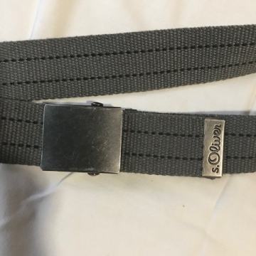 Remen s.Oliver, platneni remen s kopčom