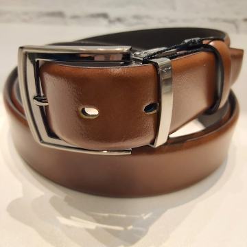 Smeđi muški kožni remen