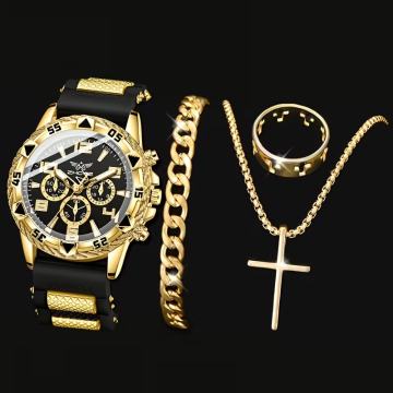 4 komada  vrhunskog minimalističkog muškog sata+dodataka