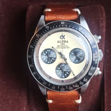 Alpha Cronograph mehanički kao nov sa Seagull mehanizmom