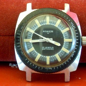 SAT ANKER 35 DIVER 17 JEWELS 6 ATMOSFERA TESTED