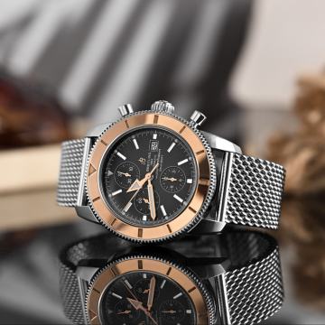 Breitling Heritage 46, 18kt gold / stell