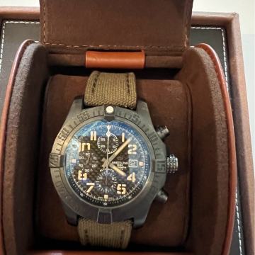 Breitling Super Avenger II Blacksteel Watch M133715N/BD55-155S Limited