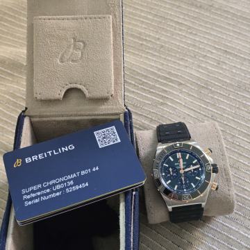 BREITLING Super Chronomat 44mm celik-zlato kao NOV