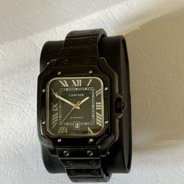 Cartier Santos triple black