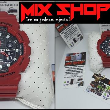 CRVENI CASIO G-SHOCK PERFEKTNI MUŠKI/ŽENSKI SAT/SATOVI *NOVO*GARANCIJA