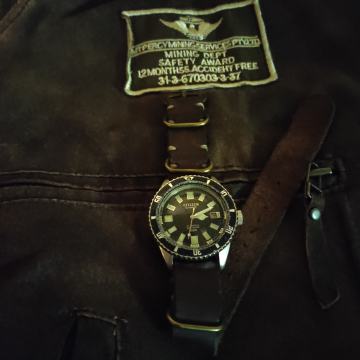 Vintage Citizen automatic flying diver 52-0110 1977