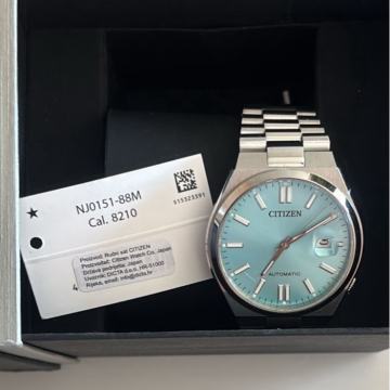 Citizen Tsuyosa Tiffany Blue 40mm