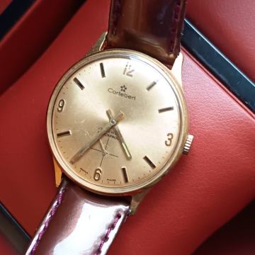 Cortebert Vintage navijač 17 rubina Swiss made