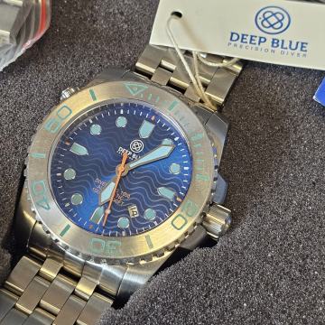 Deep Blue Diver Pro 1000m Black Steel