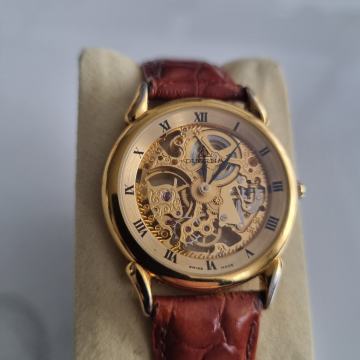 Dugena skeleton watch