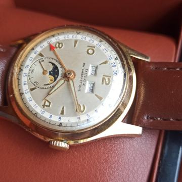 Dulux triple kalendar moonphase Swiss Vintage navijač