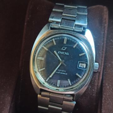 Enicar automatik Swiss s plavim ciferom