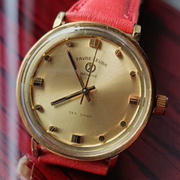 Favre leuba Sea Chief Carica Swiss Vintage navijač