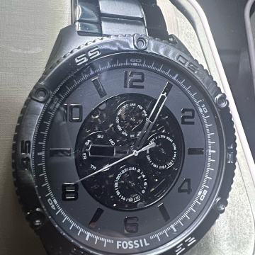 Fossil Machine Chronograph Black Steel