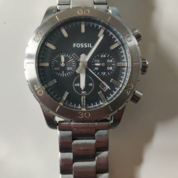 Fossil CH2814 Keaton Black Dial Stainless Chronograph+