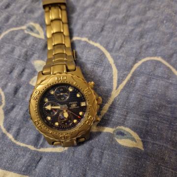Fossil titanium blue ti-511, wr 200
