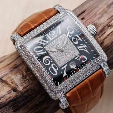 Franck Muller Cortez Conquistador 18K White Gold