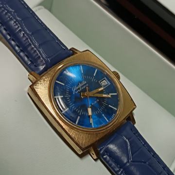 Glashutte speizmatic 26 rubis ❤️ s plavim ciferom