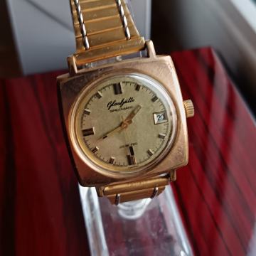 Glashutte speizmatic 26 rubis ❤️ s zlatnim ciferom