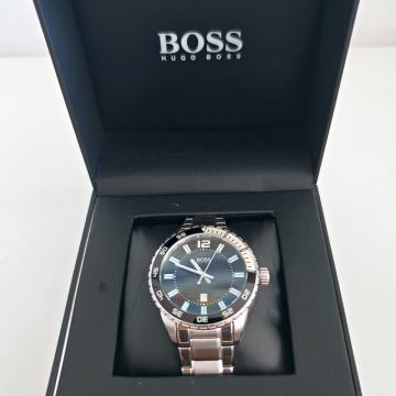 Hugo Boss Black Dial Stainless Steel Mens Watch 1512889