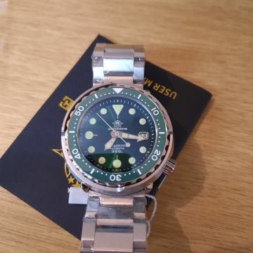 Addiesdive Automatic sat Green/Black Homage seiko tuna