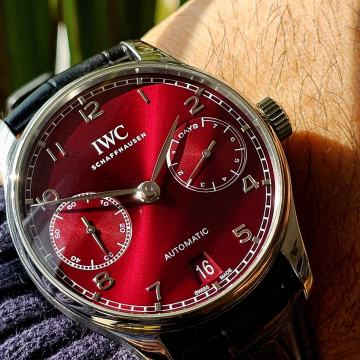 IWC Portugieser Automatic 7 Days - Red Bordeaux (IW500714)