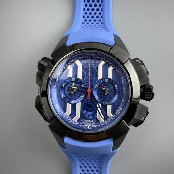 Jacob Co. Epic X Chrono Blue/Black s kvarcnim mehanizmom