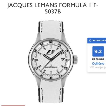 Jacques Lemans F1 muski sat