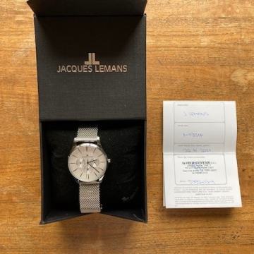 Jacques Lemans London, novi, nekorišten sat + dodatna kožna narukvica