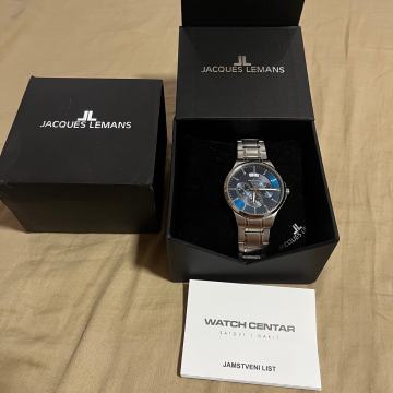 Jacques Lemans - plavi brojcanik