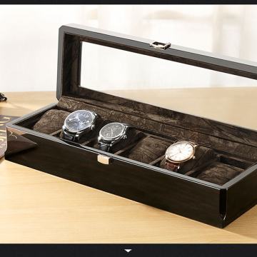 Kutija za satove 6 kom Lakirano drvo