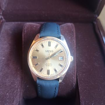 Lanco automatik 22 rubina Swiss made Vintage sat