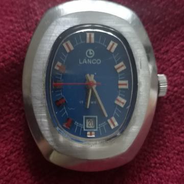 RIJEDAK LANCO - muski / uniseks..1970 g.. waterresistant  rucni sat