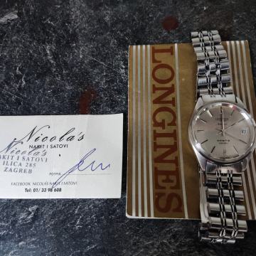 Longines Five Star Admiral Automatic sat +papiri kupljen12/1974 očuvan