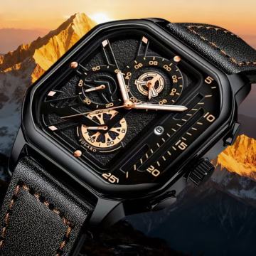 Luksuzni muški kvarcni sat s prikazom datuma