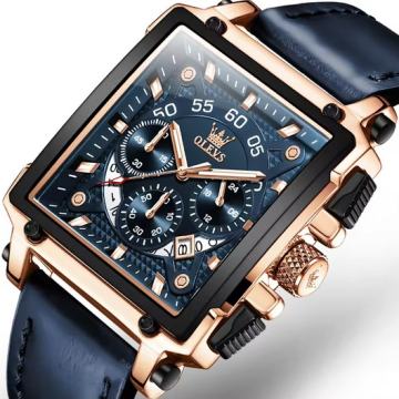 Luksuzni ručni sat. Kvarcni mehanizam. Kožni remen. Vodootporan. NOVO!